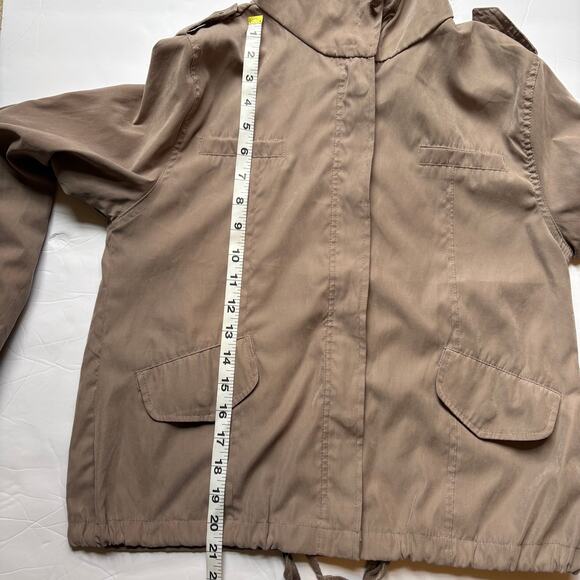 Women's Size S Taupe Wind Breaker Jacket - Picture 6 of 13